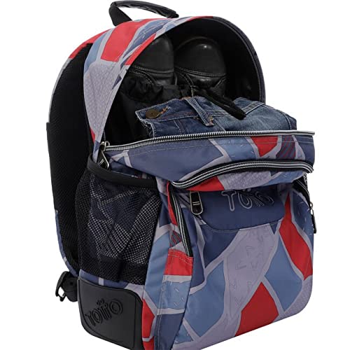 Totto Unisex Crayoles Backpack Backpack, Blue (Blue), One Size