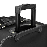 U.S. Traveler New Yorker Lightweight Expandable Rolling Luggage, Gray, 4-Piece Set