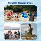 Stillithou Backpack Coolers Insulated Leak Proof for Women Men, 35 Cans Large Capacity Waterproof Cooler Backpack, Soft Portable Cooler Bag for Beach Travel Camping Picnic Work, Black