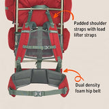 Kelty Trekker 65 Backpack, Garnet Red