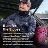 Osprey Glade 12 - Ski and Snowboard Hydration Pack - Cold-Weather Winter Backpack with 2.5L Water Reservoir, Diagonal Ski Carry, Snowboard Carry and Insulated Harness, Cascade Blue