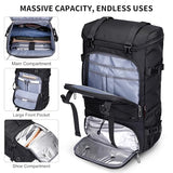 WITZMAN Travel Backpack for Men Large 3-in-1 Carry-on Bag