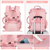 Hanples Travel Backpack for Women, 17 Inch Waterproof Laptop Backpack
