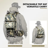 MOXULE Pro 3600 Camo Frame Backpack - Meat Hauler Pack with Rain Cover for Outdoor