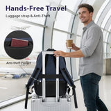 MATEIN Work Bookbag for Men, 17 In Large Laptop Travel Carry On Backpack