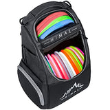 HIMAL HIMAL Disc Golf Bag, 22+ Discs Lightweight Backpack Black