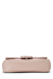 Gucci, Pre-loved Pink Chevron Leather GG Marmont Belt Bag, Pink