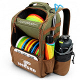 Disc Golf Bag, Durable Disc Golf Backpack Holds 22+ Discs, Large Capacity with Multiple Storage Pockets
