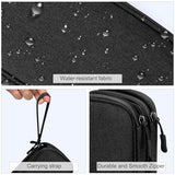 FYY Electronic Organizer, Travel Tech Pouch Bag, Cable Organizer Black