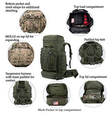 XMILPAX Large Internal Frame Backpack Tactical MOLLE Pack for Camping Backpacking Hunting Bushcraft Adventure 70L…