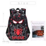 abshoo Cute Spider School Backpack For Boys Elementary Kindergarten Kids School Bag (Spider Black)