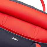 Lacoste Women's Anna Zipped Tote, Marine/Rouge, One Size