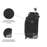 Travelpro Luggage Maxlite 5 Softside Lightweight Rolling Underseat Compact Carry on Upright 2 Wheel Bag, 15-Inch — Black