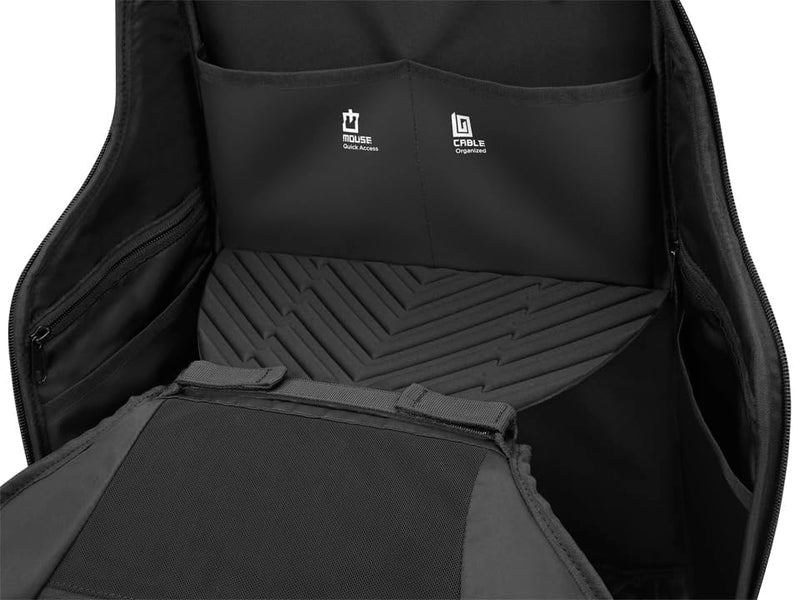 Lenovo Legion Gaming Laptop Backpack GB700 – Extra Large, Fits Up to 16-Inch Computer – Anti-Theft Lock, Damage Protection, Water-Resistant Travel Bag with Organized Compartments – Black