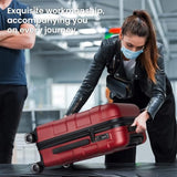 TILYMOL Expandable Luggage Sets 3 Piece, PP Hardside Suitcase Set with TSA