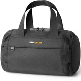 SafeDelux Smell Proof Bag with Combination Lock, Odorless Activated Carbon Fiber Smell Proof Container, Portable Stash Box for Travel, Home, Office & Gifts (Black1)