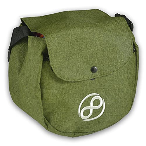 Infinite Discs Easy Bag - Disc Golf Starter Bag, Storage for 10 Discs (Green)