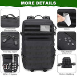 Jornova 45L Large Tactical Backpack Military MOLLE 3 Day Bug Out Bag