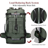 WITZMAN Travel Backpack for Men Duffle Luggage Bag with USB Charging Port