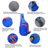 Peicees Small Sling Backpack Waterproof Unisex Shoulder Bag Chest Crossbody Daypack