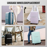 4Pack Wheels Replacement Kit Compatible With Samsonite Freeform Hardside Carry-On Luggage (Spinner Compatible Only With Samsonite Freeform Series)