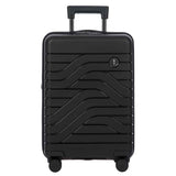 Bric's B|Y Ulisse Carry-On Spinner – Lightweight Hard Shell Luggage, Smooth 360° Double Wheels, TSA Combination Lock, USB Port & Interior Organization - 21 Inch, Black