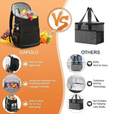Cooler Backpack Insulated Leakproof Waterproof Backpack Cooler Bag 30 Cans, Large Capacity Lightweight Travel Camping Beach Backpack Cooler Ice Chest for Men and Women, Black