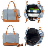 Bluboon Travel Tote Bags with Zipper Ladies Canvas Bag Weekender Overnight Bag for Women Carry on Duffel Bag Trolley Sleeve