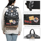 One Piece Live Action Icons 16.5" Black Backpack