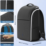 LVVIL Backpack for PS5/ Slim/ Pro Console, Full Protection PS5 Carrying Case Travel Bag, Large Capacity PS 5 Storage Bag for Dual Controllers, PS Portal, Laptop, Game Cards, Sony PSP Accessory Kits