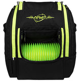 MVP Disc Sports Voyager Lite Backpack Disc Golf Bag (Lime)