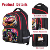 Neramty School Backpack for Boys, Football Backpack for Kid Backpack Suitable for 6-18 Kid, for Children Teens Elementary Middle School Bookbag Travel Back.