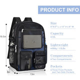 Slumou Mesh Backpack Heavy Duty Large College Bookbag for Adult