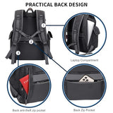 WITZMAN Canvas Backpack for Men Vintage Rucksack Fits 15.6 inch Laptop