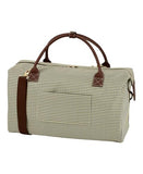 London Fog Cambridge 20" Weekender Bag, Olive Houndstooth