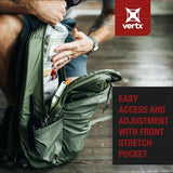 Vertx Long Walks Pack 28L Tactical Backpack, EDC Gear Bag for CCW, Travel, Work, Hiking, Outdoors, It's Black