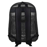 Transparent Mesh Backpacks for School Kids, Beach, Travel - Mesh See Through Backpack with Padded Straps Large