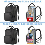 MATEIN Medical Backpack, 17 Inch Laptop Backpack with Removable Organizer