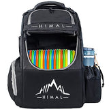 HIMAL HIMAL Disc Golf Bag, 22+ Discs Lightweight Backpack Black