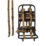 ZRSCHYG Hiking/Hunting Backpack Frame, Aluminum External Frame Backpack, Lightweight & Foldable 28.7 x 14.6 x 9.8 inches (khaki)