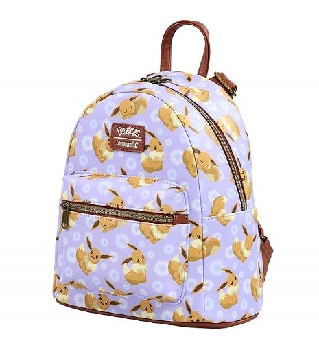 Loungefly Pokemon Eevee All Over Print Mini Backpack, Other/Mixed, Talla única