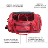 Teton Nanda Duffel, Durable Travel Bag for Men and Women, Great for the Gym or Overnight Travel, 55L, Canopy