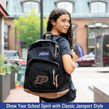 JanSport NCAA Officially Licensed Backpack, Tennessee Volunteers, Right Pack with Padded 15-Inch Laptop Sleeve, Spacious Computer Bag, Durable Daypack with Bottle Pocket & Haul Handle, Black