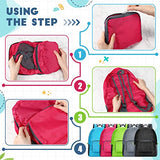 Eccliy 50 Pack Backpacks in Bulk 17 Inches Wholesale Back Pack Basic Backpack for adult Lightweight Outdoor Travel Bookbags(5 Colors)