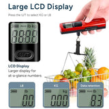 travel inspira Battery-Free Luggage Scale 110lb/50kg Digital Portable