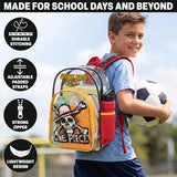 Get Trend One Piece Clear Backpack for Boys for School, Travel, Festival