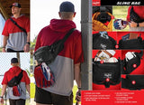 Rawlings | SLING Crossbody Bag | Baseball / Softball Accessory | Black