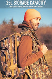 Rothco X Bear Archery Fred Bear Camo Medium Transport Pack – Hunting Backpack with 25L Storage Capacity