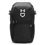 Under Armour Unisex-Adult Utility Baseball Backpack Print, (003) Black / / White, One Size Fits All