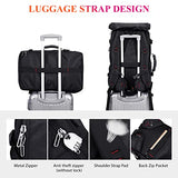 WITZMAN Carry-On Travel Backpack for Men - Nylon Duffle Backpack with Multi-Organization and Hanging Toiletry Bag